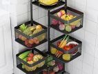 HOME 5 CUBE Metal Kitchen Rotating Trolley