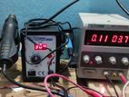 Hot gun station and power supply