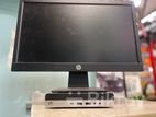 hp brand mini pc core i5 6th gen 8gb ram 256gb mvme and monitor sell