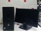 Hp Core i5 Full Set Computer with Fresh Monitor