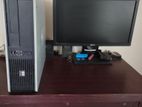 HP Desktop pc& DELL monitor full set top