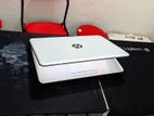 Hp intel core i3 500gb/4gb white color laptop