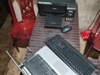 HP Laptop 8GB RAM 256 GB SSD + Epson L3210 Printer