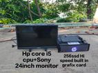 Hp nano Core i5 +256ssd hi power gaming pc