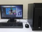 HP Pro desk g1 i5 8gb/128gb ssd 19" Monitor full setup