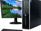 HP Slim Tower PC Core™ i3-3220_4GB RAM_320GB এবং 17" Led Monitor