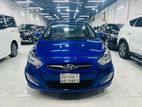 Hyundai Accent blue with sunroof 2013