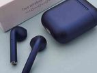 i12 Wireless Bluetooth Earphones Headset--Navy Blue