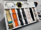 I20 Ultra Max Suit Smart Watch (7-in-1 Strap Combo)