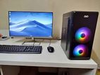 i5 6th gen With hp m22f 22inch Boderless monitor full setup computer