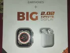 i8 Ultra Smart Watch & Earbuds Set