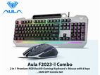 ঈদ অফার,AULA F2023 Wired Keyboard & Mouse Gaming Combo