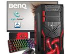 ঈদ স্পেশাল:-CORE i3 7TH GEN^16GB RAM^128GB SSD^19" MONITOR=FULL COMPUTER