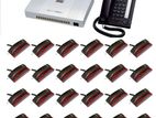 IKE PABX Intercom Machine(04 co line & 24 Ext) Total Package