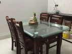 imported foreign dining table with 4 chairs