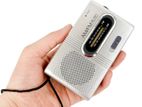 INDIN BC-R21 AM/FM Portable Radio (Silver Gray)