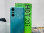 Infinix hot 20i 6/128 full box (Used)