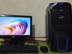 inntel Core i5 Lg Monitor 8GB Ram 500GB HDD Full Set