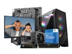 Intel 13th Gen Core i5 13400 Budget Desktop PC with Monitor