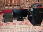 Intel 2 Dual Core ,4gb Ram Dell 19 monitor , Microlab Sound box