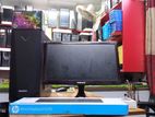 INTEL CORE 2 Duo কম্পিউটার 4GB & 500GB |SSD 128GB মনিটর 19" LED