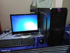 Intel Core i3, 4th gen, ram 4 gb, hd 500 monitor led 20" hp.