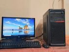 Intel Core i3 7th Gen Hp 19 Monitor pc Sell