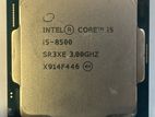 intel Core i5 8500 3.0Ghz 8th Gen Processor Within Warranty