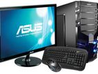 Intel Dual Core ডেক্সটপ কম্পিউটার & 17" Led মনিটর