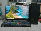 Intel i5 (6th Gen) Full Desktop Setup | 22″ HD IPS Monitor