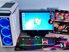 Intel নতুন কোর i5 4GB RAM 1TB ROM/SSd128GB & 19"HP Monitor