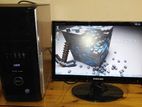 Intel Quad Core_4GB Ram_128 GB SSD / 1-TB HDD With 19" LED Monitor