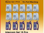 Intercom / Pabx System 16 Line Telephone Set Full Package