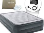 INTEX DURA-BEAM DELUXE DOUBLE AIRBED WITH ELECTRIC AIR PUMP