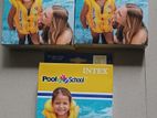 Intex Pool School Deluxe Swim Vest Life Jacket (Ages 3-6)
