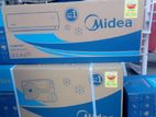 Inverter series Midea 1.0 ton split ac new price.