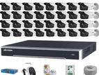 IP Camera 32 Pcs Hikvision security Surveillance