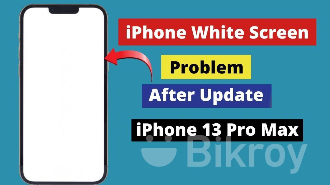 iPhone 13 Pro Max White Screen Fix মিরপুর Bikroy