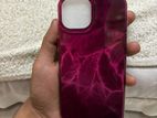 iPhone 15 back cover - Red wine colour