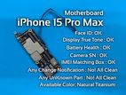 iPhone 15 Pro Max Motherboard 256GB With Face ID And All SN