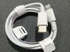 iPhone type-c to lighting charger cable