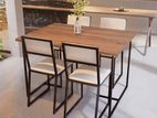 Iron Dining Table & Chair - 52