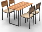 Iron Dining Table & Chair - 58