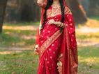 Japani Silk Skin Print Sharee with Blouse Piece