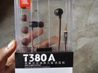 JBL T380A Dual Dynamic Drivers Earphones