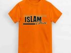 Jersey Febrics T-shirt with Islamic Message5093