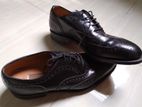 Johnston & Murphy Wingtip Shoes Mens 13 Black Leather Lace Up Oxford