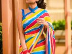 জর্জেটের শারি আর ব্লাউজ পিস