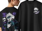 Jujutsu Kaisen T-shirt featuring Satoru Gojo on front and back