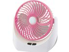 Jy Super Lithium Rechargeable Mini Table Fan Jy-1880 With Led Lights